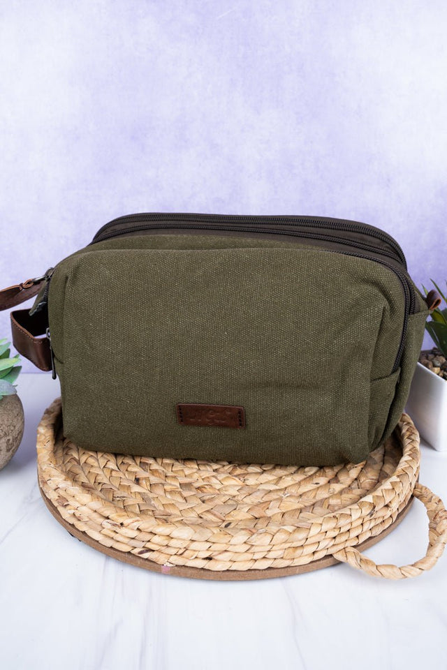 NGIL Green Travel Ready Toiletry Bag - Wholesale Accessory Market