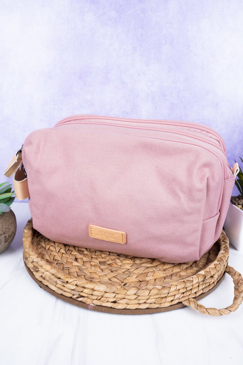 NGIL Pink Travel Ready Toiletry Bag - Wholesale Accessory Market