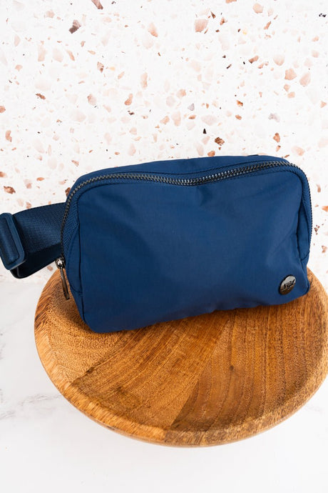 NGIL Blue Brooklyn Belt Bag - Wholesale Accessory Market