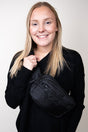 NGIL Black Atlanta Belt Bag - Wholesale Accessory Market