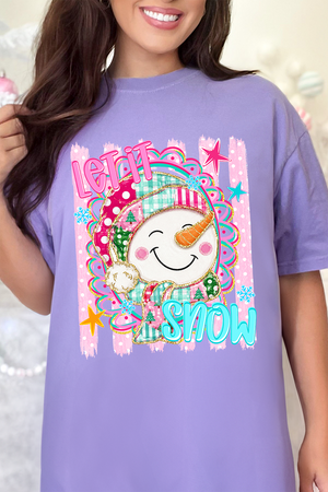 Snow Much Sass Comfort Colors Adult Ring-Spun Cotton Tee