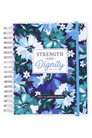 2025 Strength and Dignity 18 - Month Wirebound with Elastic Planner - Wholesale Accessory Market