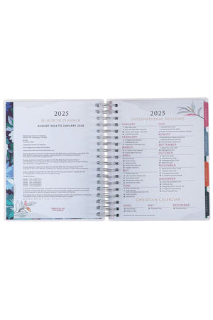 2025 Strength and Dignity 18 - Month Wirebound with Elastic Planner - Wholesale Accessory Market