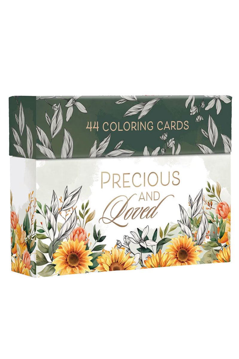 Precious and Loved Boxed Coloring Cards - Wholesale Accessory Market