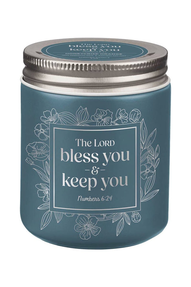 Bless You and Keep You Honeycrisp Orange Scented Candle - Wholesale Accessory Market
