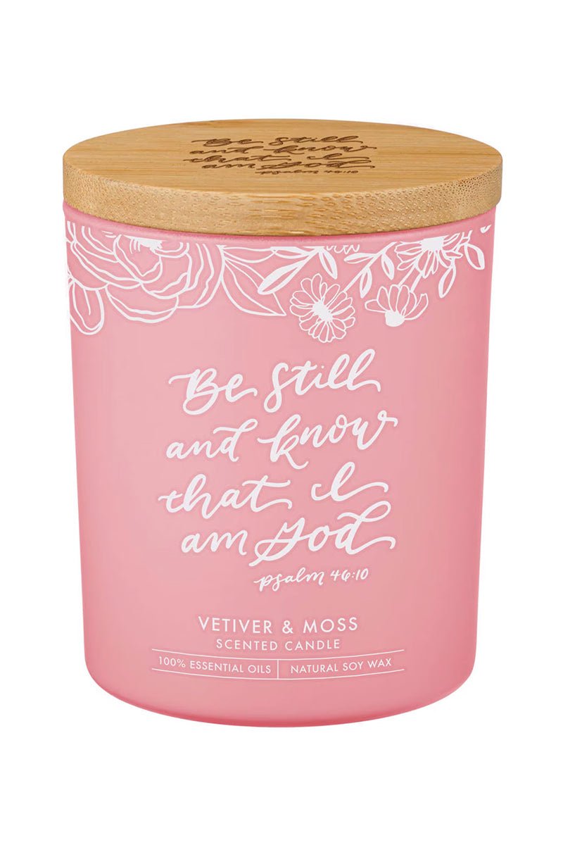 Be Still and Know Vetiver and Moss Scented Candle - Wholesale Accessory Market