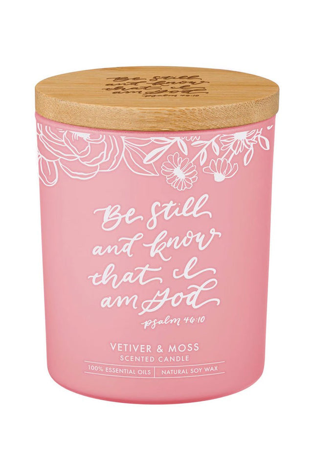Be Still and Know Vetiver and Moss Scented Candle - Wholesale Accessory Market