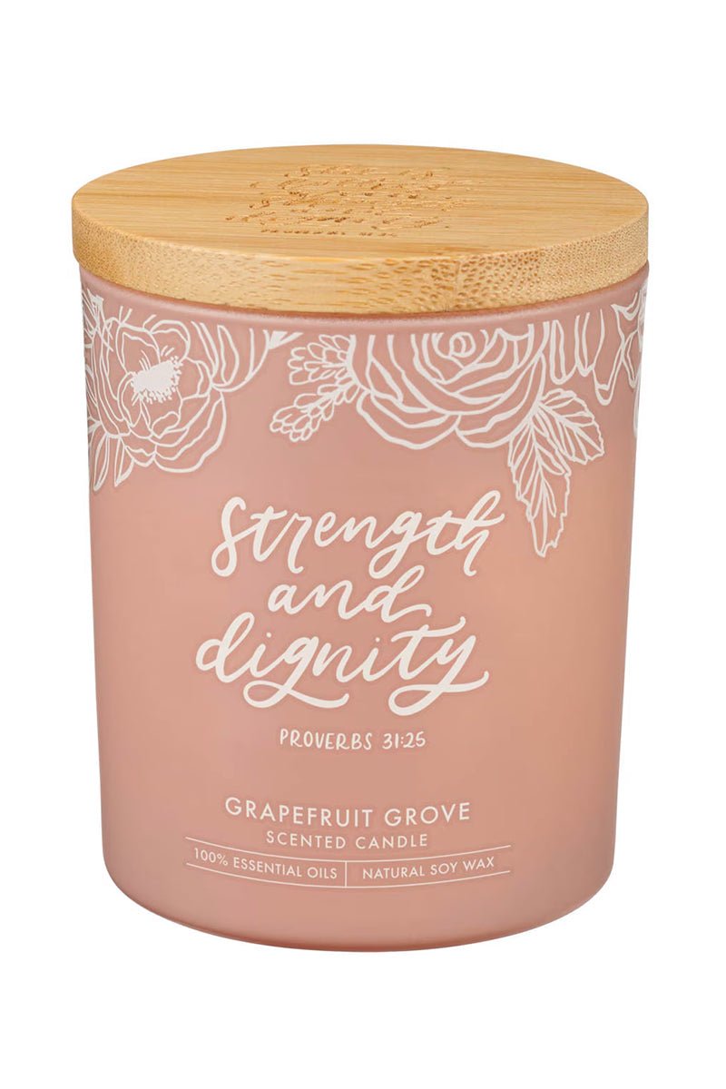 Strength and Dignity Grapefruit Grove Scented Candle - Wholesale Accessory Market