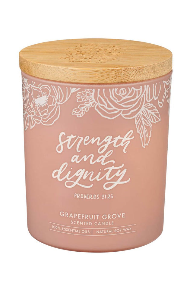 Strength and Dignity Grapefruit Grove Scented Candle - Wholesale Accessory Market