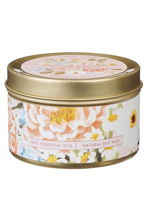 Strength and Dignity Grapefruit Grove Scented Candle Tin - Wholesale Accessory Market