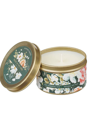 Trust in the Lord Rosemary and Mint Scented Candle Tin - Wholesale Accessory Market