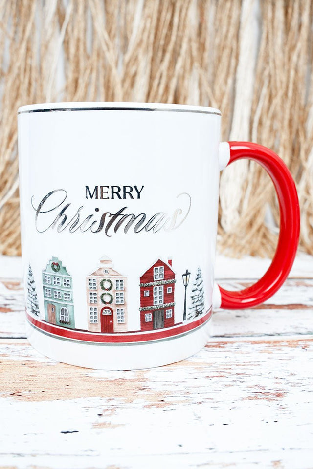 Merry Christmas Scented Candle in Ceramic Mug - Wholesale Accessory Market