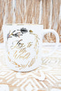 Joy To The World Scented Candle in Ceramic Mug - Wholesale Accessory Market