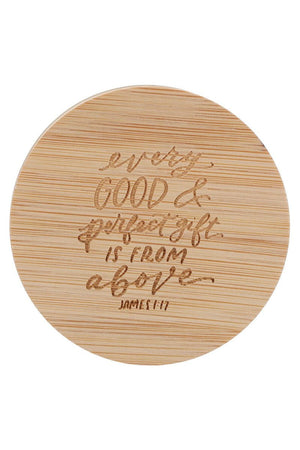 Every Good and Perfect Gift Rainwater Lotus Scented Candle - Wholesale Accessory Market