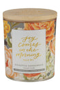 Joy Comes in the Morning Eucalyptus Sandalwood Scented Candle - Wholesale Accessory Market