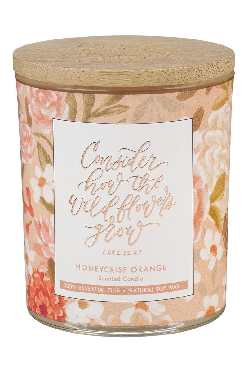 Wildflowers Honeycrisp Orange Scented Candle - Wholesale Accessory Market