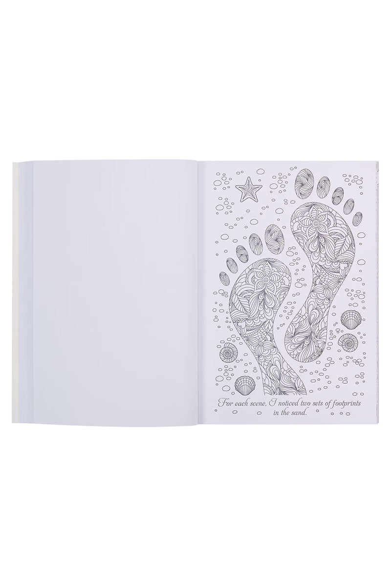 Footprints in the Sand Coloring Book - Wholesale Accessory Market