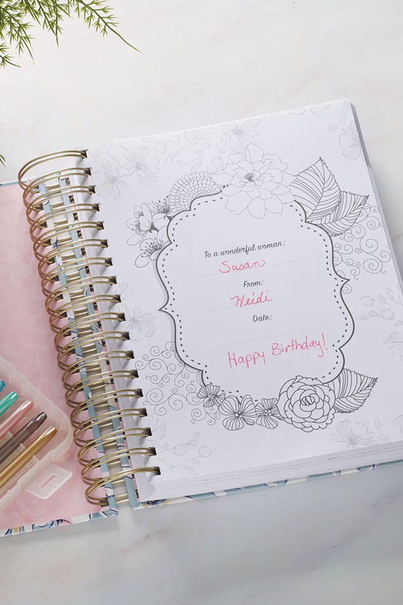 The Illustrated Words of Jesus for Women Wirebound Coloring Devotional - Wholesale Accessory Market