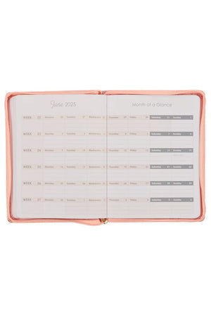 2025 I Can Do Everything Pink Zippered 18 Month Daily Planner - Wholesale Accessory Market