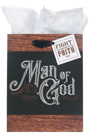 Man Of God Medium Gift Bag - Wholesale Accessory Market