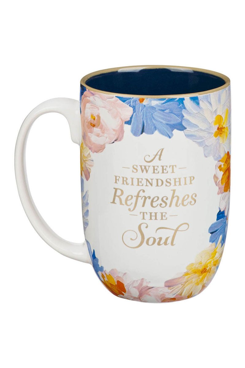 Sweet Friendship Watercolor Garden Ceramic Mug - Wholesale Accessory Market