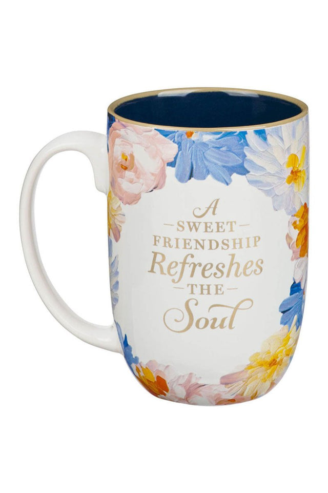 Sweet Friendship Watercolor Garden Ceramic Mug - Wholesale Accessory Market