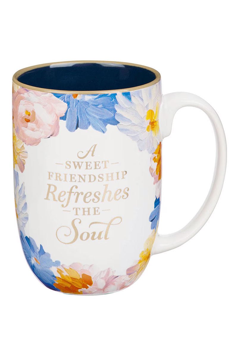 Sweet Friendship Watercolor Garden Ceramic Mug - Wholesale Accessory Market