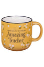 Amazing Teacher Blossom and Bees Ceramic Mug - Wholesale Accessory Market