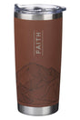 Faith Brown Stainless Steel Travel Mug - Wholesale Accessory Market