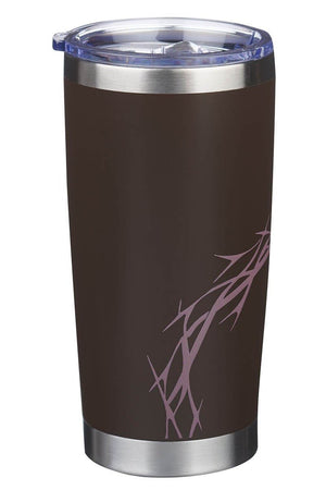 Amazing Grace Brown Stainless Steel Travel Mug - Wholesale Accessory Market