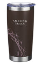 Amazing Grace Brown Stainless Steel Travel Mug - Wholesale Accessory Market