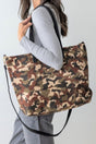 Be Clever Urban Camo Tote Bag, Brown - Wholesale Accessory Market
