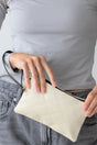 Be Clever Sadieville Quilted Wristlet Pouch, Ivory - Wholesale Accessory Market