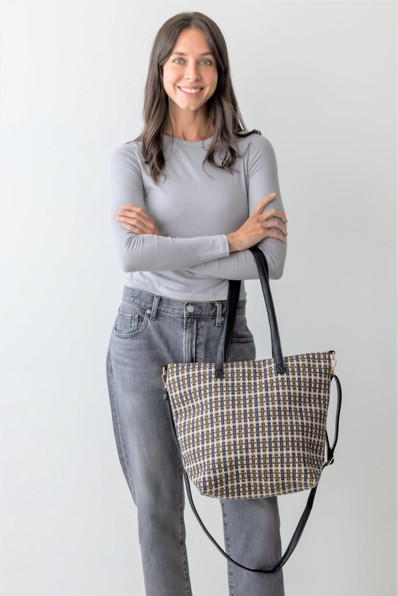 Be Clever Charleston Chill Tote Bag, Beige - Wholesale Accessory Market