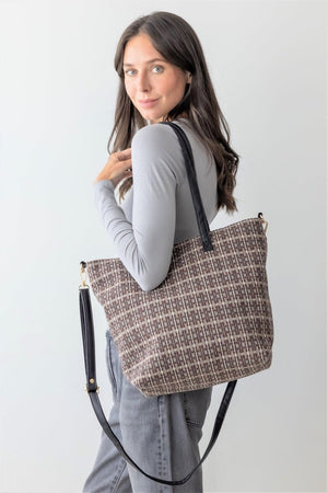 Be Clever Charleston Chill Tote Bag, Brown - Wholesale Accessory Market