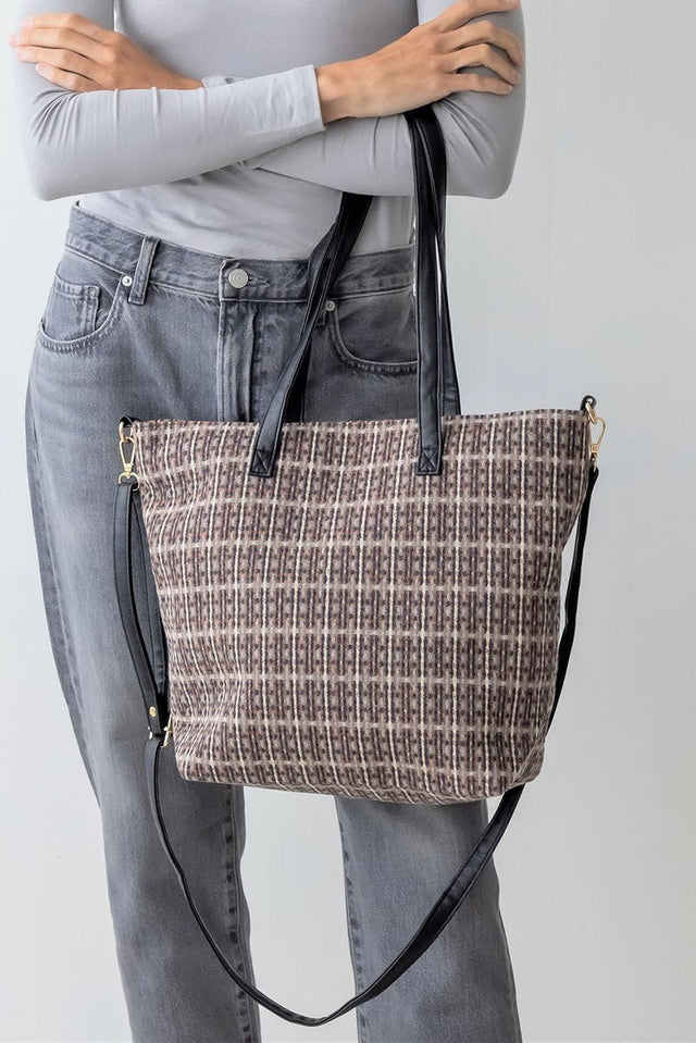 Be Clever Charleston Chill Tote Bag, Brown - Wholesale Accessory Market