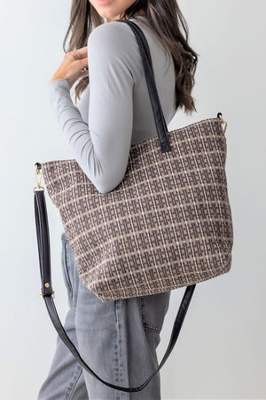 Be Clever Charleston Chill Tote Bag, Brown - Wholesale Accessory Market