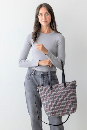 Be Clever Charleston Chill Tote Bag, Gray - Wholesale Accessory Market