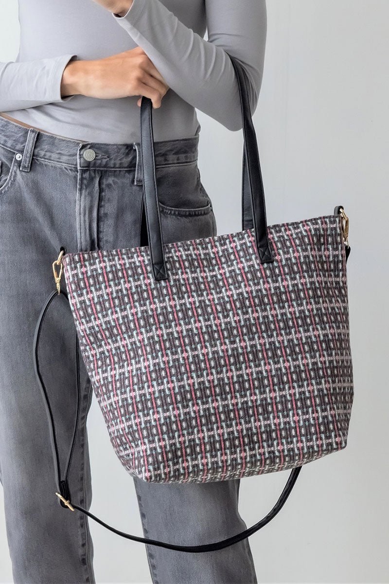 Be Clever Charleston Chill Tote Bag, Gray - Wholesale Accessory Market