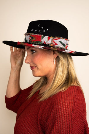 Be Clever Bozeman Black Felt Fedora - Wholesale Accessory Market