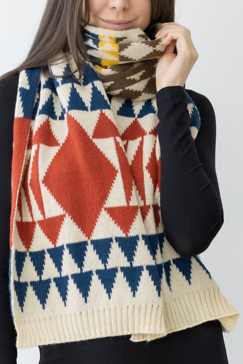 Be Clever Sedona Sky Scarf, Ivory - Wholesale Accessory Market