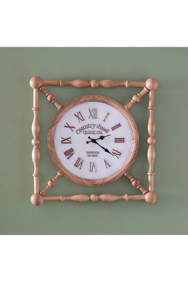 19 x 19 Old Time Country Wall Clock - Wholesale Accessory Market