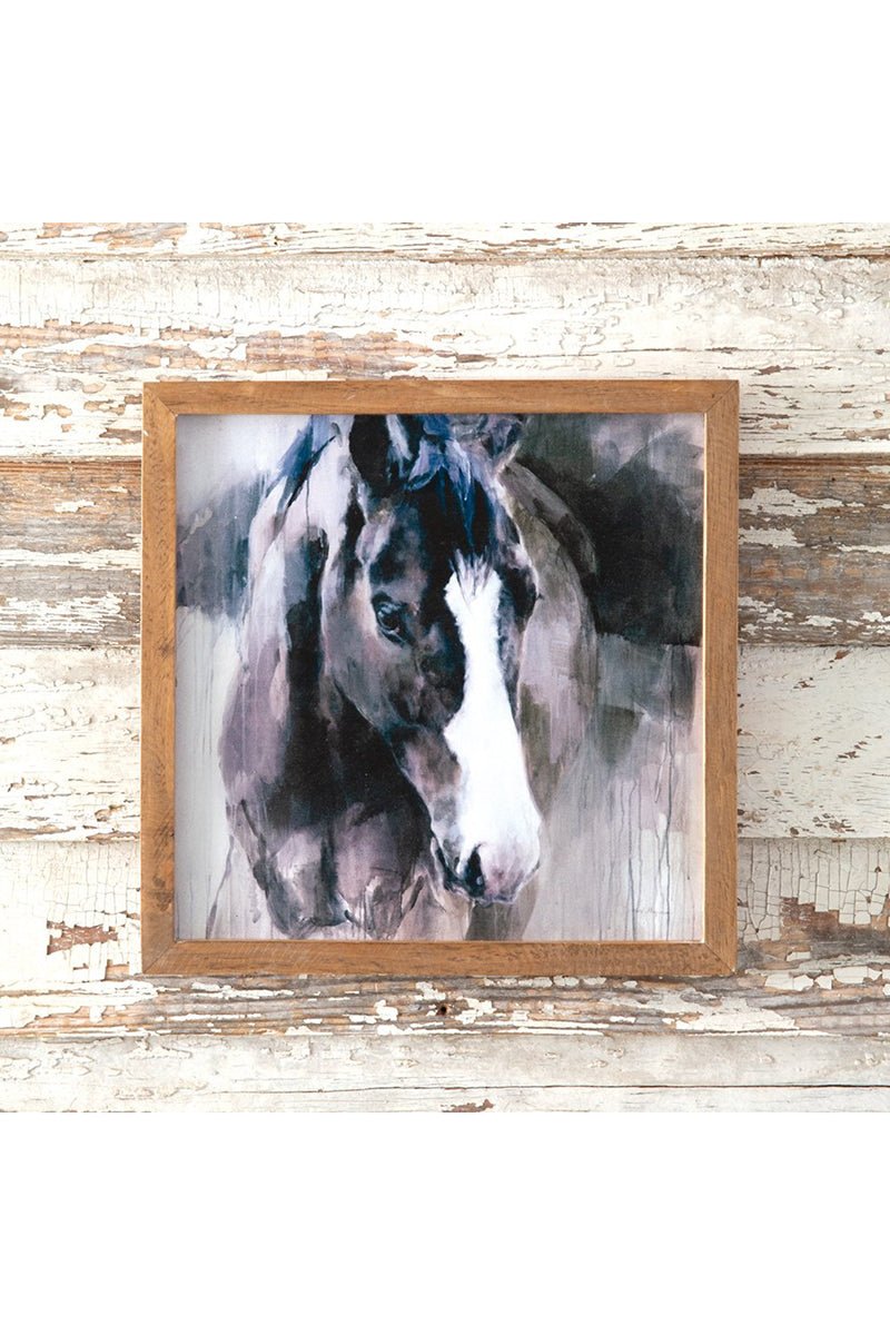 14 x 14 Farm Horse Wall Art - Wholesale Accessory Market
