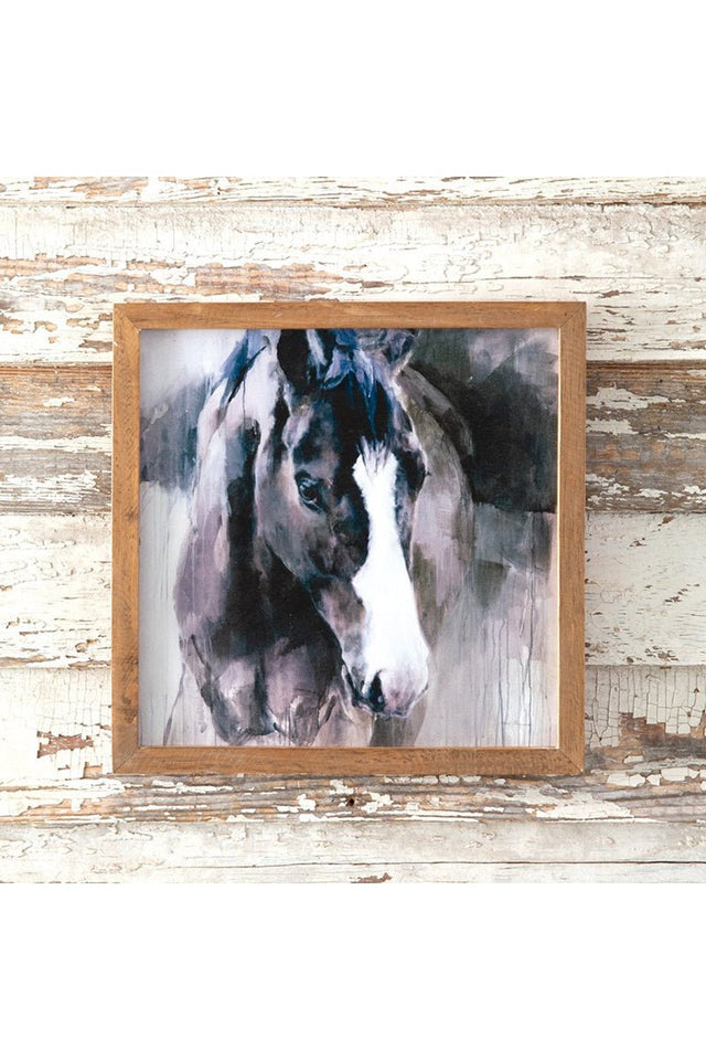 14 x 14 Farm Horse Wall Art - Wholesale Accessory Market