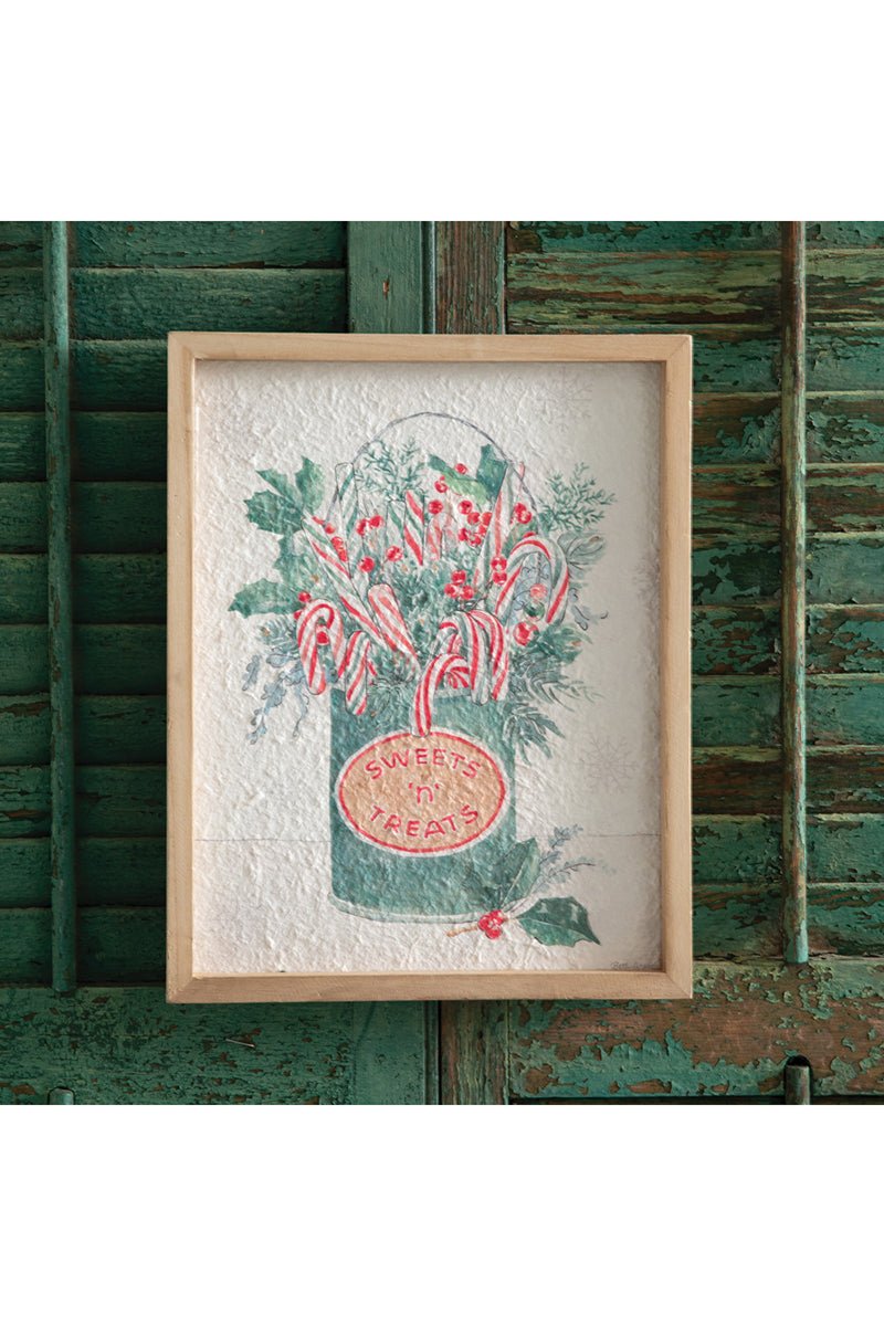 15 x 12 Sweets N' Treats Holiday Framed Art - Wholesale Accessory Market