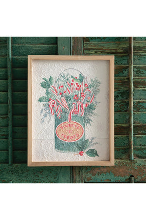 15 x 12 Sweets N' Treats Holiday Framed Art - Wholesale Accessory Market