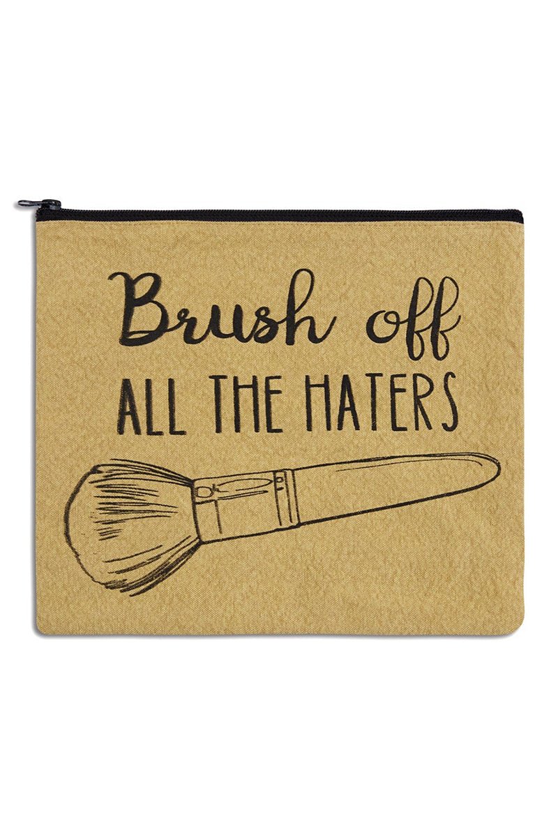 Brush Off All The Haters Travel Bag - Wholesale Accessory Market