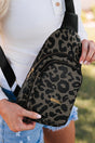 PREORDER! ETA 10/25 Black Mountain Leopard Sling Bag **SHIPPING EXPECTED TO BEGIN ON DATE 10/25** - Wholesale Accessory Market