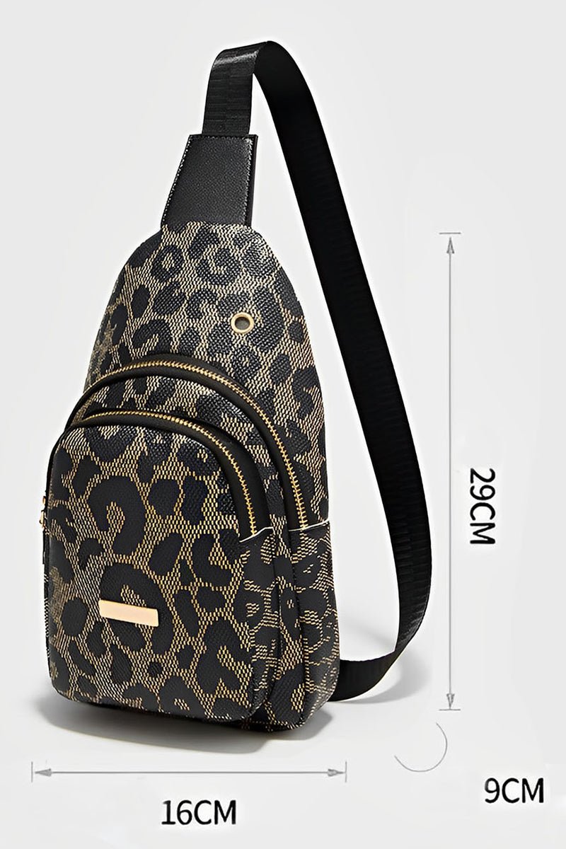 Black Mountain Leopard Sling Bag | Wholesale Accessory Market