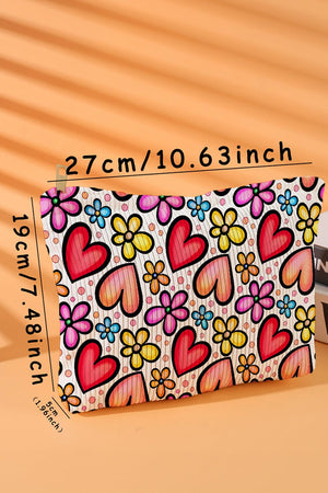 Blossoming Love Corduroy Makeup Bag - Wholesale Accessory Market